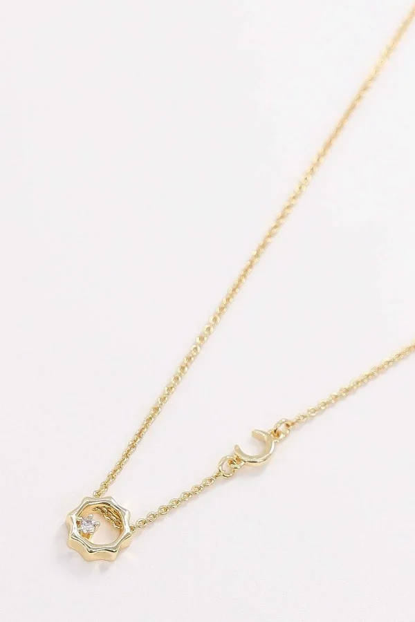 Cherish Sun Necklace In Gold* Her