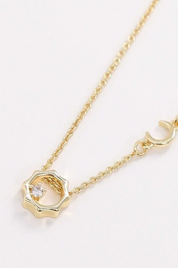 Cherish Sun Necklace In Gold* Her