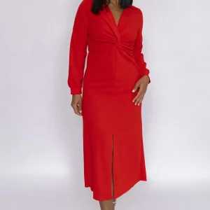 Pala D'oro Susannah Midi Dress In Red*Women Dresses & Jumpsuits
