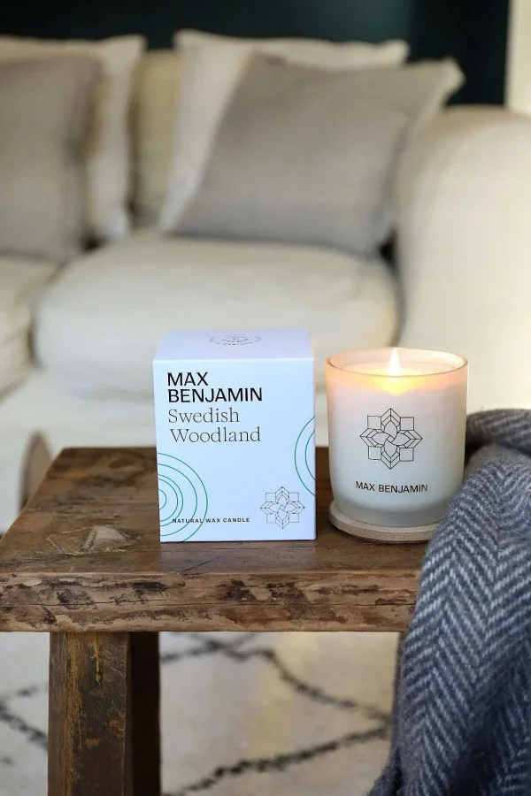 Max Benjamin Swedish Woodland Natural Wax Candle* Homeware