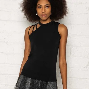 Pala D'oro Sport Symone Top In Black*Women Tops & Blouses