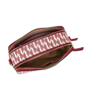 Hampton Tajo Double Zip Box Bag In Red* Accessories