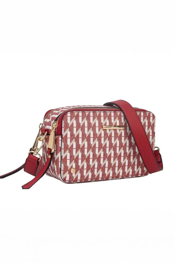 Hampton Tajo Double Zip Box Bag In Red* Accessories