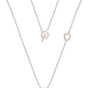 Tipperary Crystal Jewellery T-Bar Toggle Pendant In Rose Gold* Boxed Gifts