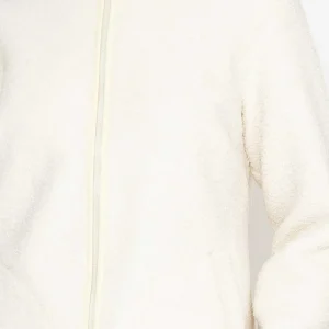 Kelly & Grace Weekend Teddy Full Zip Jacket In Ecru*Women Coats & Jackets