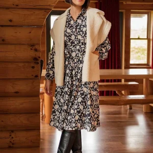 Rowen Avenue Teddy Gilet In Ecru*Women Coats & Jackets