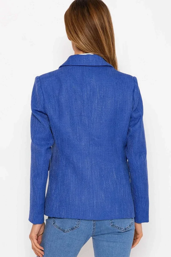 Rowen Avenue Textured Blazer In Dark Blue*Women Blazers