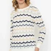 Rowen Avenue Textured Crew Neck Knit In Ecru*Women Jumpers & Cardigans