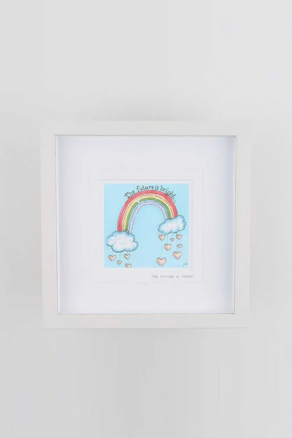Blue Shoe Gallery The Future Is Yours Small Framed Art Print* Homeware