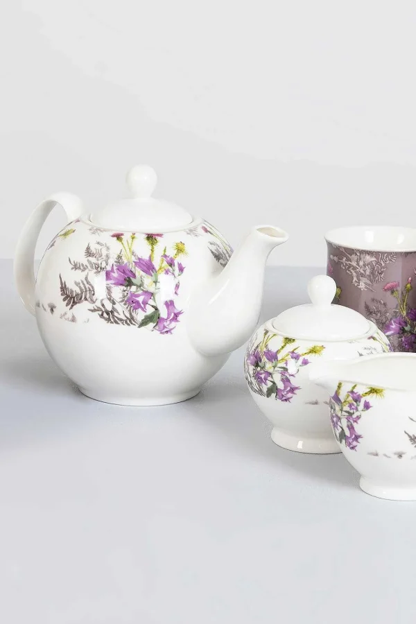 Newgrange Living Thistle Bone China 7 Piece Tea Set* Homeware