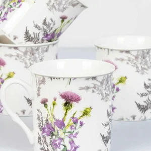 Newgrange Living Thistle Bone China 7 Piece Tea Set* Homeware