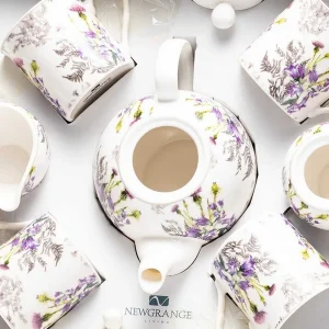 Newgrange Living Thistle Bone China 7 Piece Tea Set* Homeware