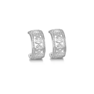 Newbridge Silverware Jewellery Tiamo Hoop Earrings* Boxed Gifts