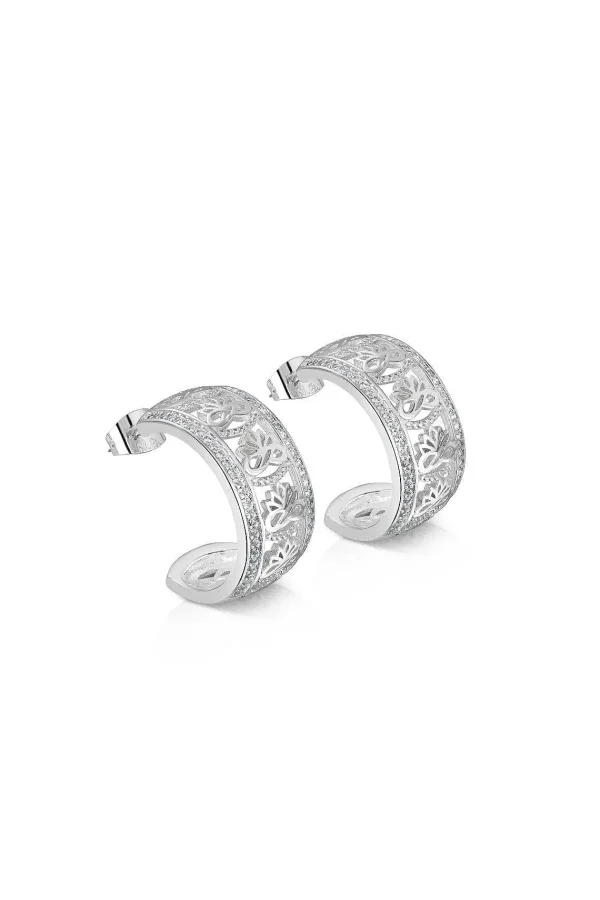 Newbridge Silverware Jewellery Tiamo Hoop Earrings* Boxed Gifts