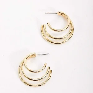 Soul Jewellery Triple Hoop Earrings* Earrings