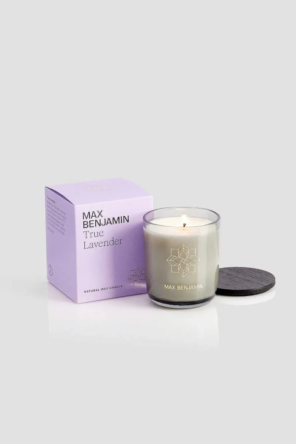 Max Benjamin True Lavender Natural Wax Candle* Homeware