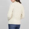 Aran Woollen Mills Turtle Neck Sweater In Cream*Women Jumpers & Cardigans