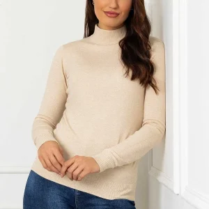 J'aime la Vie Turtleneck Knit In Beige*Women Jumpers & Cardigans