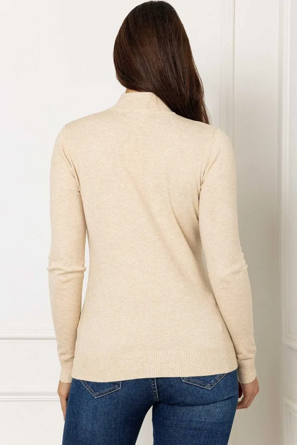 J'aime la Vie Turtleneck Knit In Beige*Women Jumpers & Cardigans