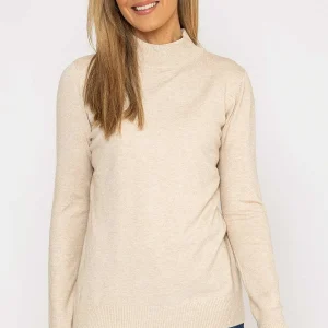 J'aime la Vie Turtleneck Knit In Beige*Women Jumpers & Cardigans