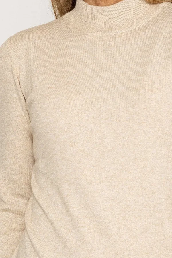 J'aime la Vie Turtleneck Knit In Beige*Women Jumpers & Cardigans