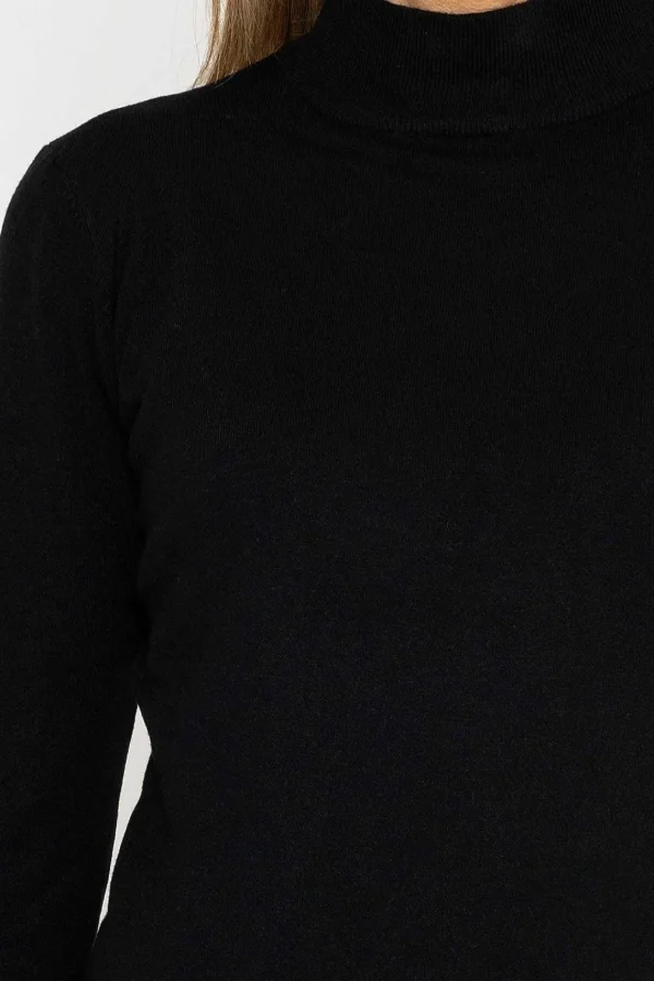 J'aime la Vie Turtleneck Knit In Black*Women Jumpers & Cardigans