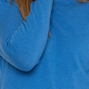 J'aime la Vie Turtleneck Knit In Blue*Women Jumpers & Cardigans