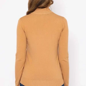 J'aime la Vie Turtleneck Knit In Camel*Women Jumpers & Cardigans
