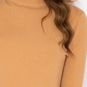 J'aime la Vie Turtleneck Knit In Camel*Women Jumpers & Cardigans