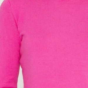 J'aime la Vie Turtleneck Knit In Fluo Pink*Women Jumpers & Cardigans
