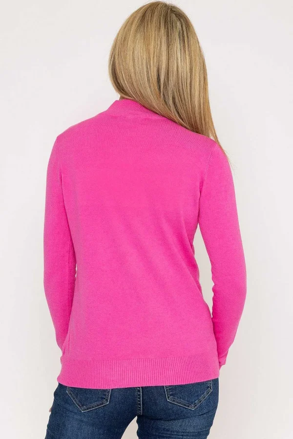 J'aime la Vie Turtleneck Knit In Fluo Pink*Women Jumpers & Cardigans