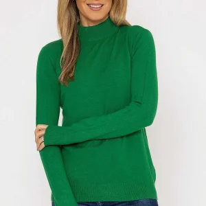 J'aime la Vie Turtleneck Knit In Green*Women Jumpers & Cardigans