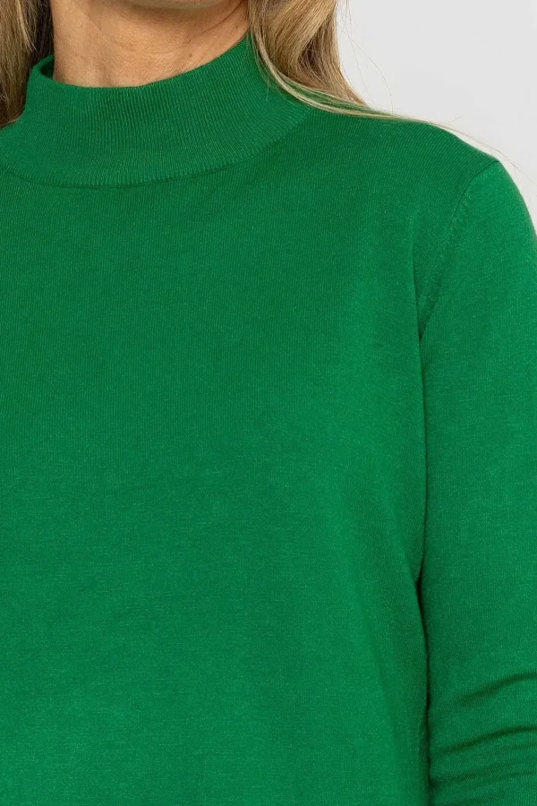 J'aime la Vie Turtleneck Knit In Green*Women Jumpers & Cardigans