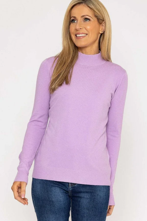 J'aime la Vie Turtleneck Knit In Lilac*Women Jumpers & Cardigans