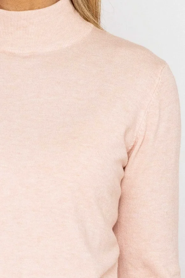J'aime la Vie Turtleneck Knit In Pink*Women Jumpers & Cardigans