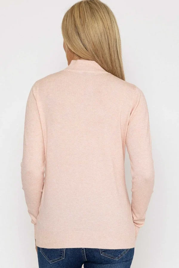 J'aime la Vie Turtleneck Knit In Pink*Women Jumpers & Cardigans
