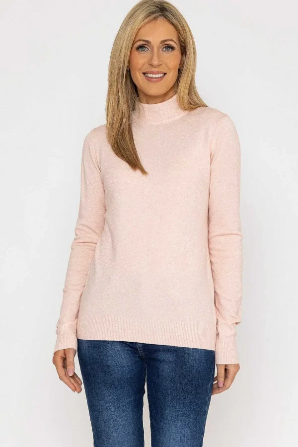J'aime la Vie Turtleneck Knit In Pink*Women Jumpers & Cardigans
