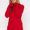 J'aime la Vie Turtleneck Knit In Red*Women Jumpers & Cardigans