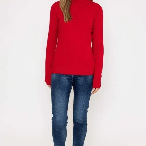 J'aime la Vie Turtleneck Knit In Red*Women Jumpers & Cardigans