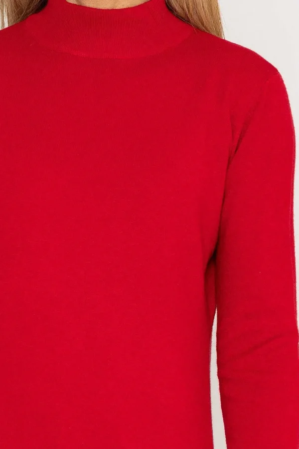 J'aime la Vie Turtleneck Knit In Red*Women Jumpers & Cardigans