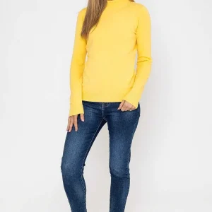 J'aime la Vie Turtleneck Knit In Yellow*Women Jumpers & Cardigans