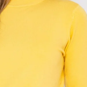 J'aime la Vie Turtleneck Knit In Yellow*Women Jumpers & Cardigans