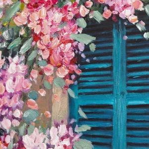Carraig Donn HOME Tuscan Window Canvas Art* Homeware