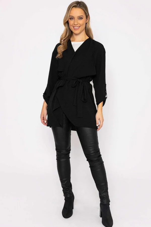 Rowen Avenue Twill Chuck On Jacket In Black*Women Coats & Jackets
