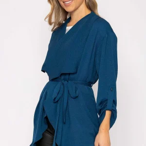 Rowen Avenue Twill Chuck On Jacket In Petrol*Women Coats & Jackets