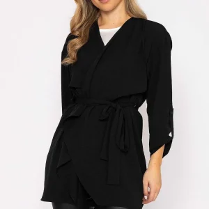 Rowen Avenue Twill Chuck On Jacket In Black*Women Coats & Jackets