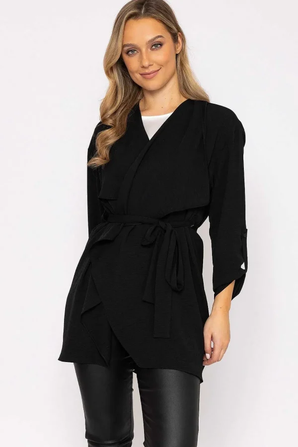 Rowen Avenue Twill Chuck On Jacket In Black*Women Coats & Jackets