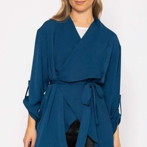 Rowen Avenue Twill Chuck On Jacket In Petrol*Women Coats & Jackets