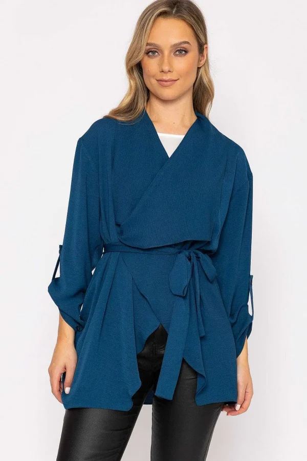 Rowen Avenue Twill Chuck On Jacket In Petrol*Women Coats & Jackets