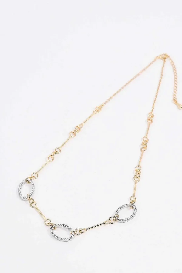 Soul Jewellery Two Tone Oval Necklace* Necklaces